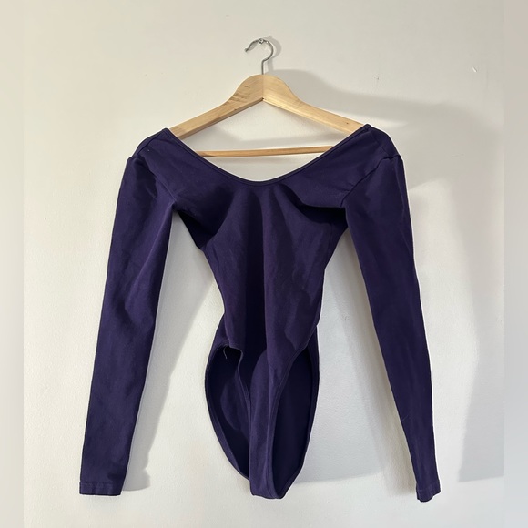 Eggplant purple American apparel bodysuit in small - Picture 3 of 5